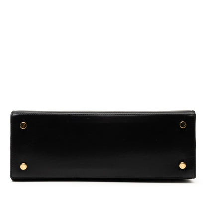 Salvatore Ferragamo Vara Ribbon Tote Bag In Navy Leather