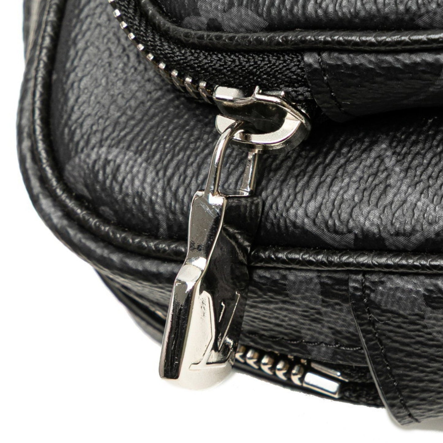 Louis Vuitton Monogram Eclipse Taiga Rama Outdoor Pochette M30755 Noir Black Leather