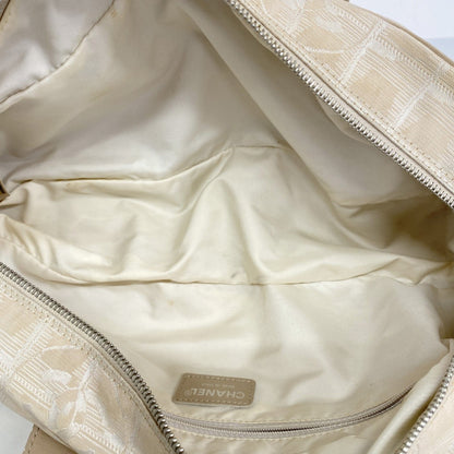 Chanel New Travel Nylon Beige Handbag