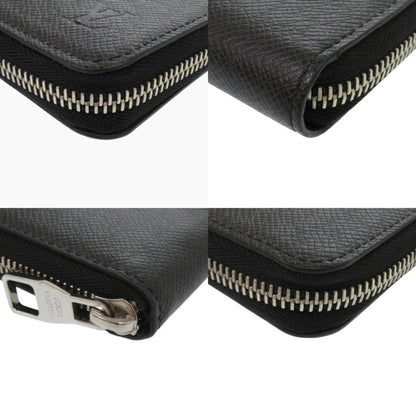 Louis Vuitton Round Zippy Wallet Vertical Taiga M30503 Noir Long Black Lv 0632Louis Vuitton