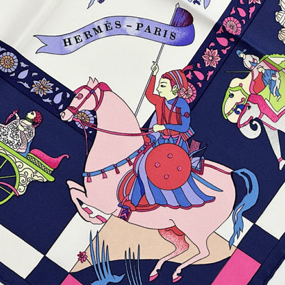 Hermes Scarf Muffler Carre 90 Fantaisies Indiennes Dazzling India