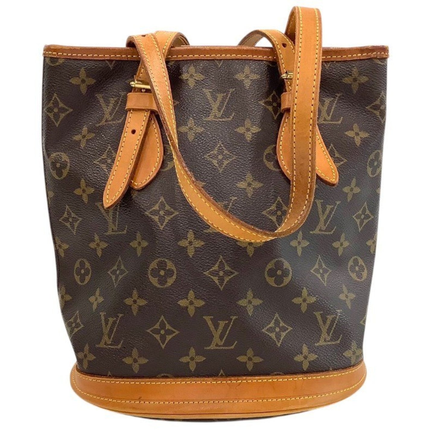 Louis Vuitton Louis Vuitton Monogram Bucket Pm M42238 Tote Handbag Ja-24558