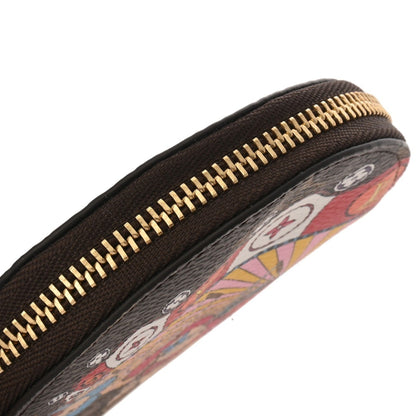 Louis Vuitton Monogram Porte Monnaie Long Vivienne Amusement Park Brown M69749 Women'S Canvas Coin