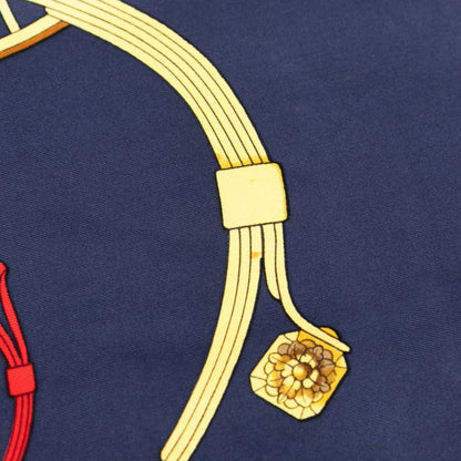 Hermes Herms Carr 90 Springs Scarf/Muffler In Beige