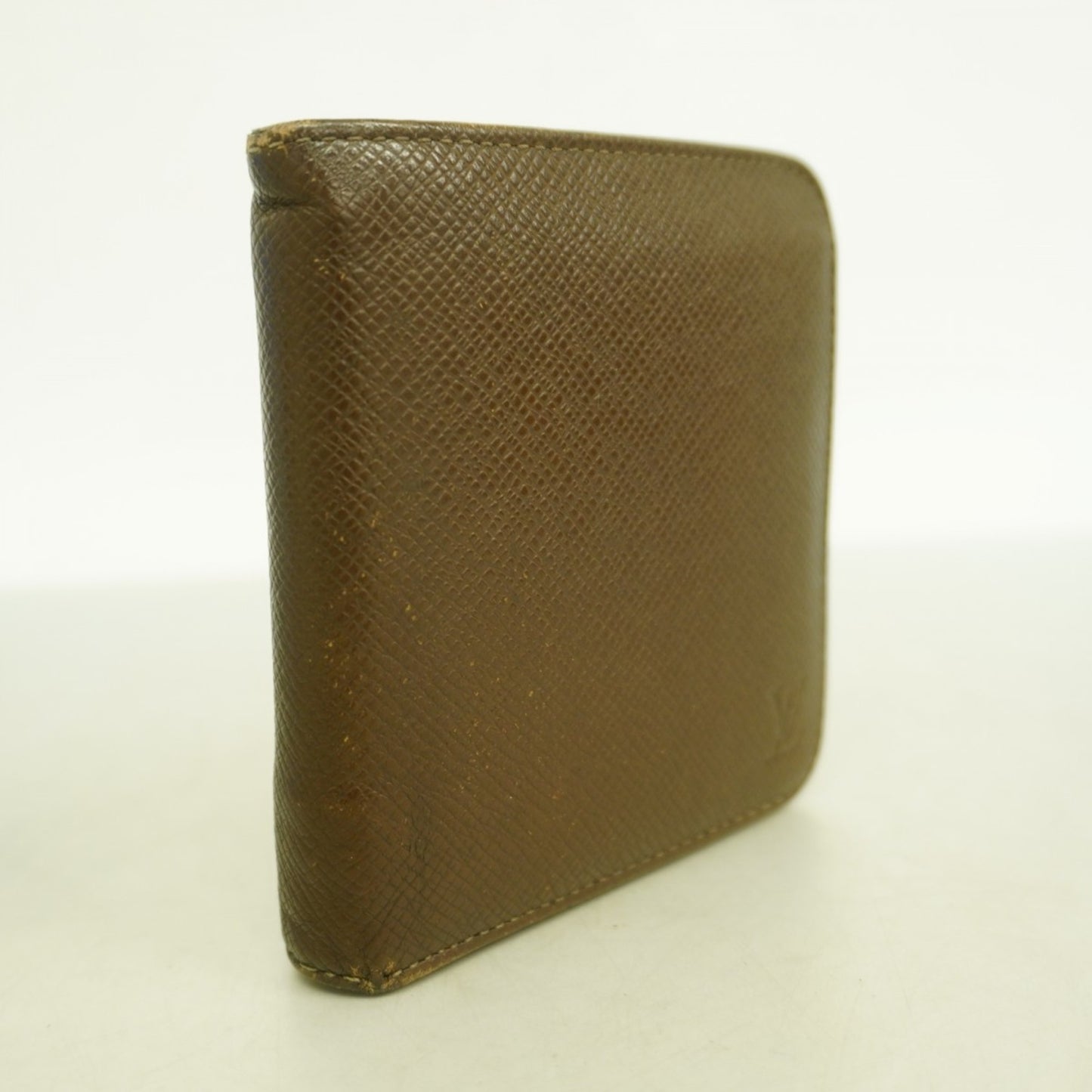 Louis Vuitton Taiga Porto Biermonie Zip Wallet M30678 Grizzly