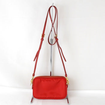 Prada Prada Mini 1Nf861 Shoulder Bag Nylon Red