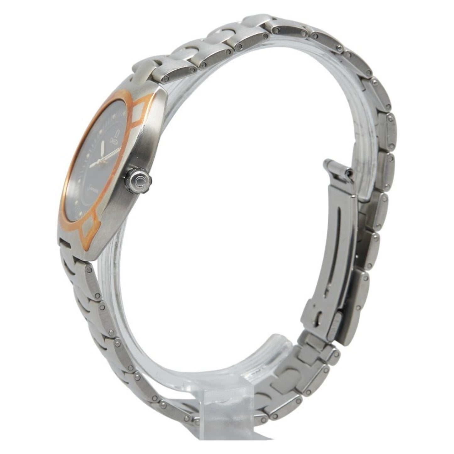 Omega Seamaster Polaris Watch Quartz Grey Dial