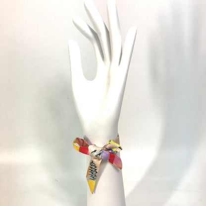 Hermes Allover Marble Silk Twilly Doll Scarf