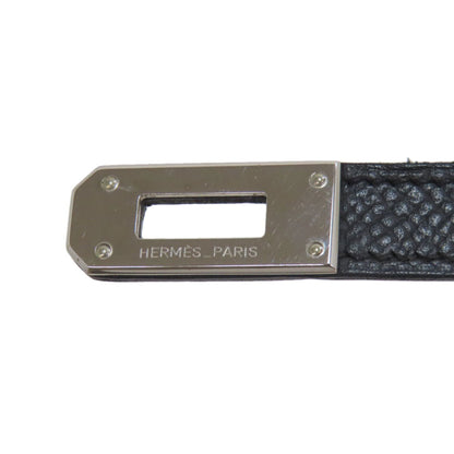 Hermes Herms Kelly Wallet Long Silver Hardware Epson