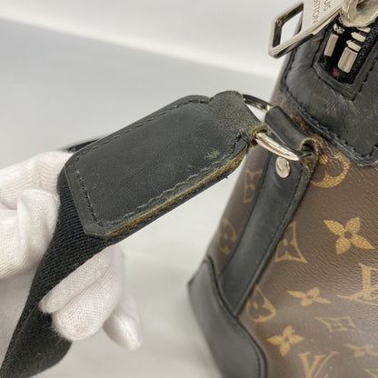 Louis Vuitton Monogram Macassar Torres Shoulder Bag M40387 Brown/Black