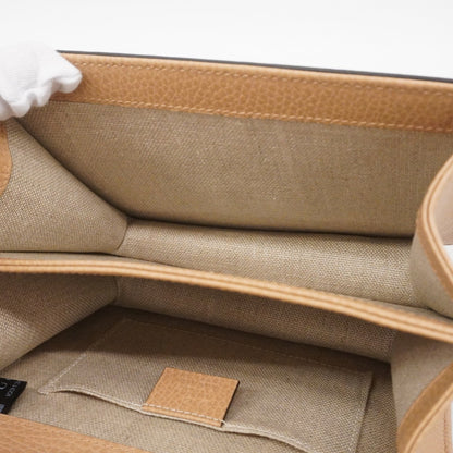 Gucci Interlocking G Shoulder Bag 510304 Leather Beige Champagne