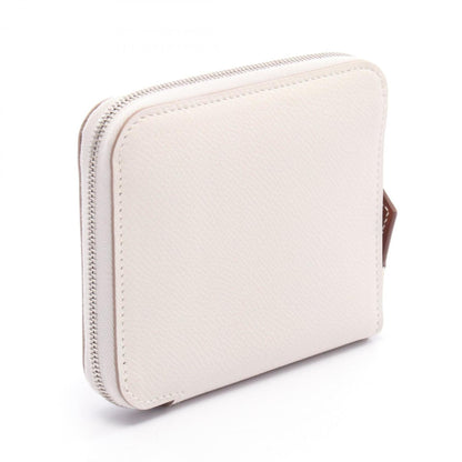 Hermes Herms Azap Compact Silkin Round Wallet