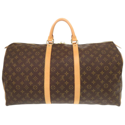 Louis Vuitton Keepall 55 Monogram M41424 Brown Boston Bag 0534 Louis Vuitton
