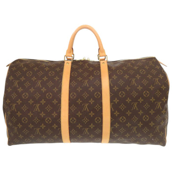 Louis Vuitton Keepall 55 Monogram M41424 Brown Boston Bag 0534 Louis Vuitton