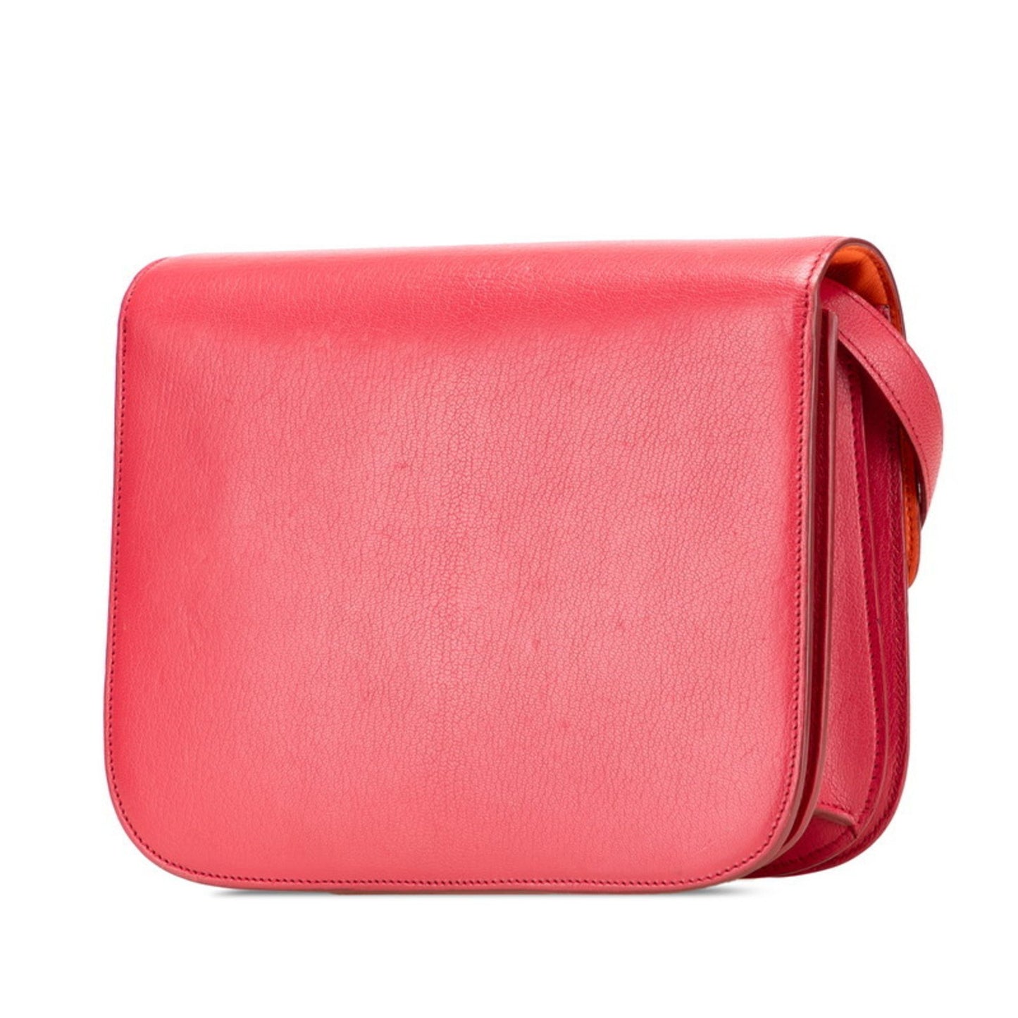 Celine Classic Box Medium Crossbody Shoulder Bag In Pink Leather