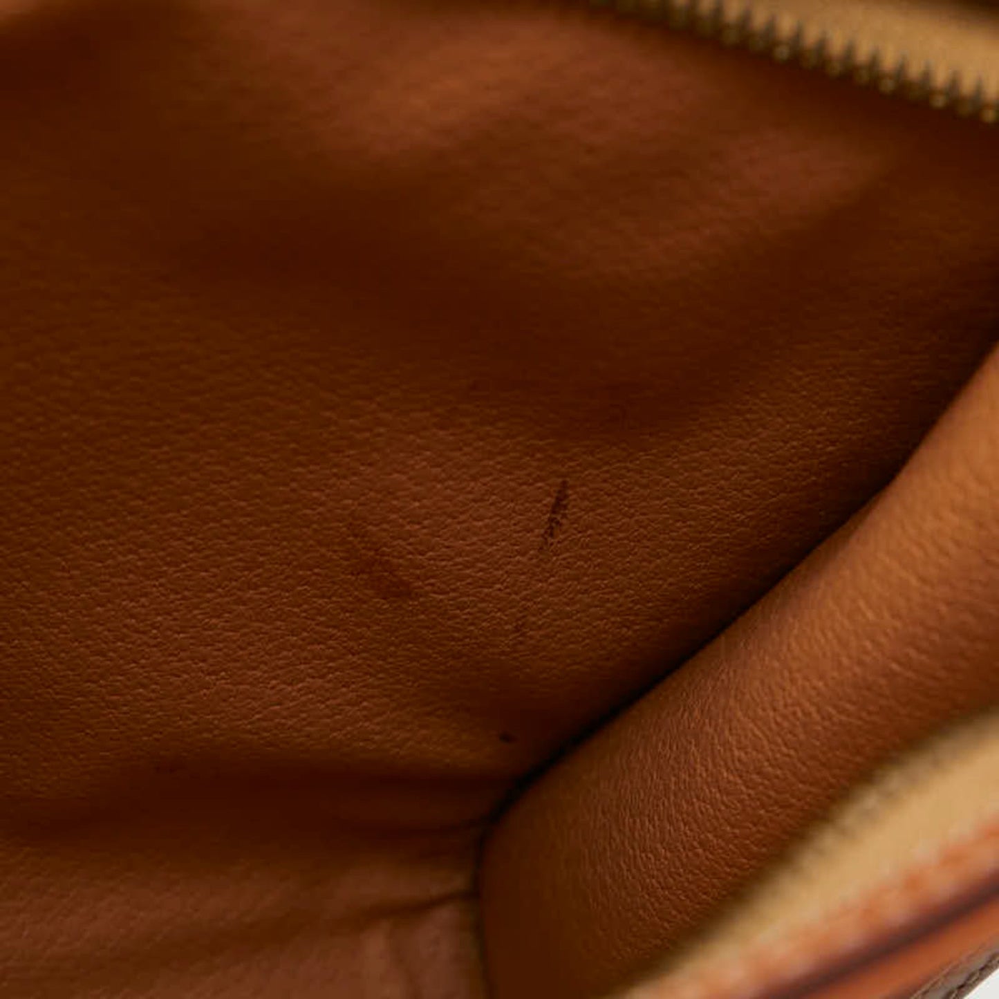 Celine Macadam Clutch Bag/Second Bag In Brown Leather