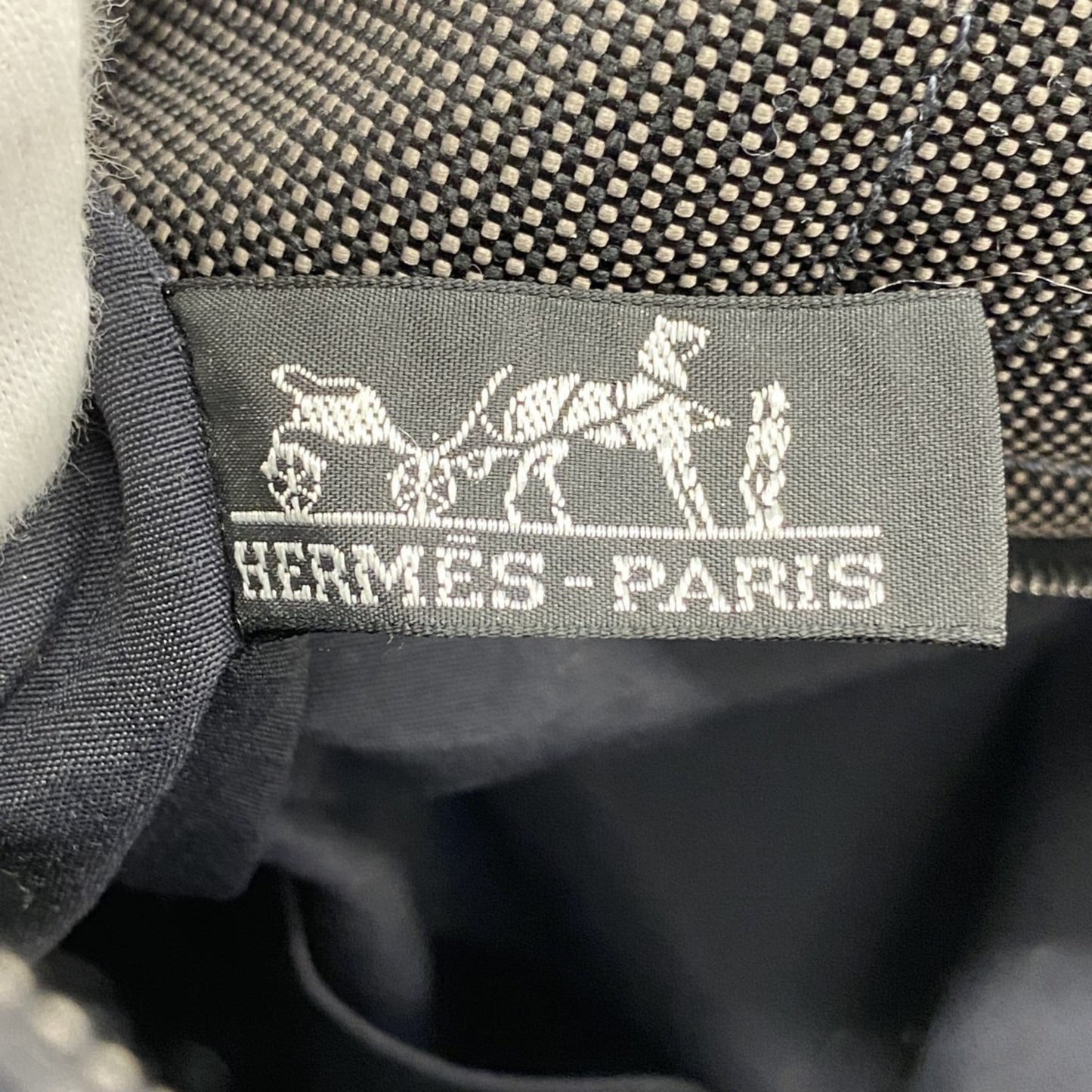 Hermes Herms Airline Cabas Canvas Tote Bag