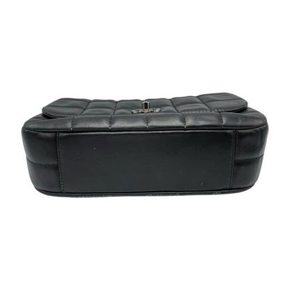Chanel Chocobar Handbag In Black Lambskin