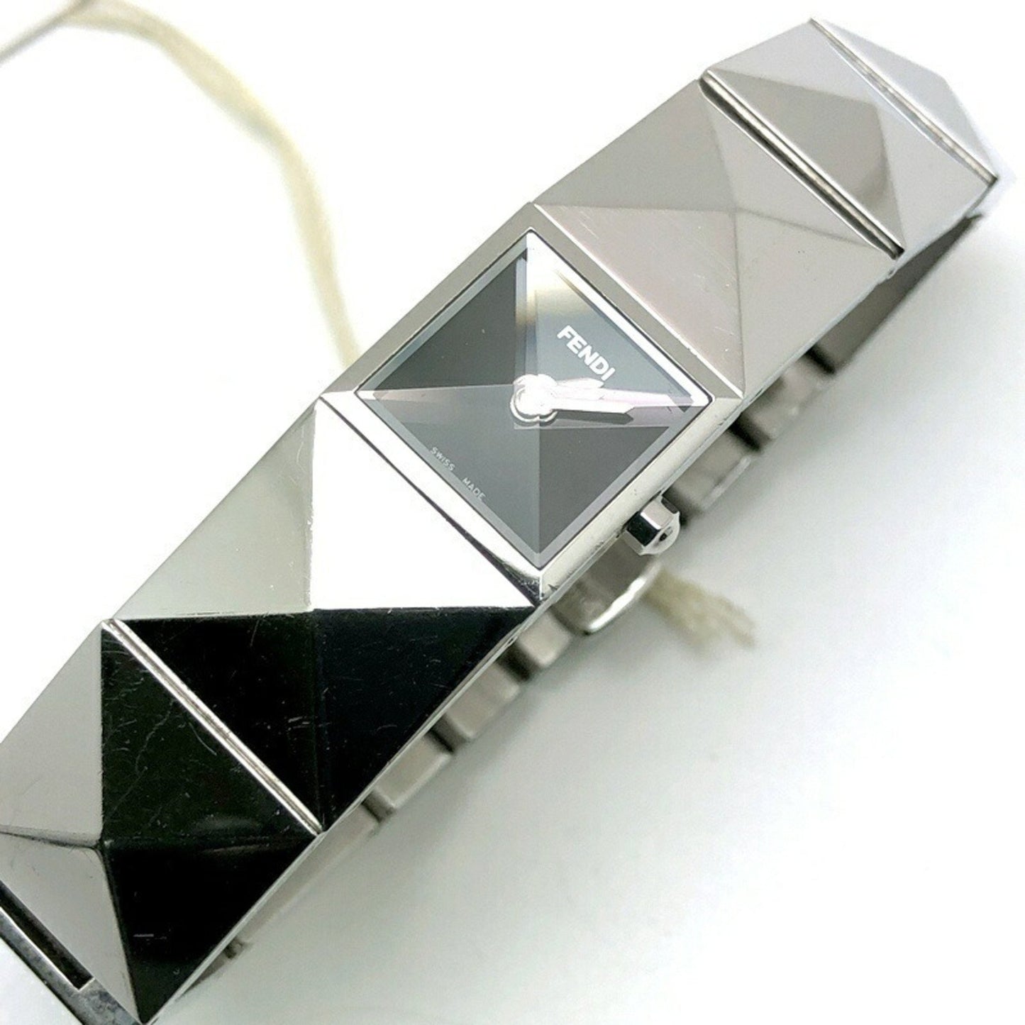 Fendi Quartz 4250L Pyramid Bangle Watch For Women