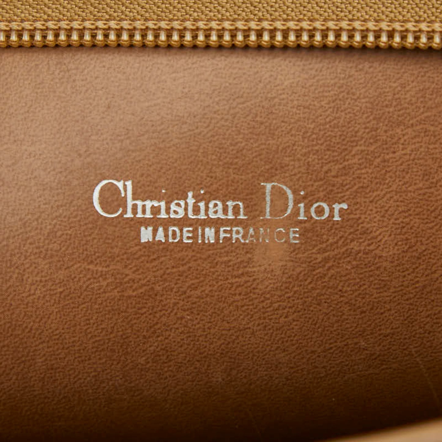 Christian Dior Dior Honeycomb Clutch Bag Black Brown Leather