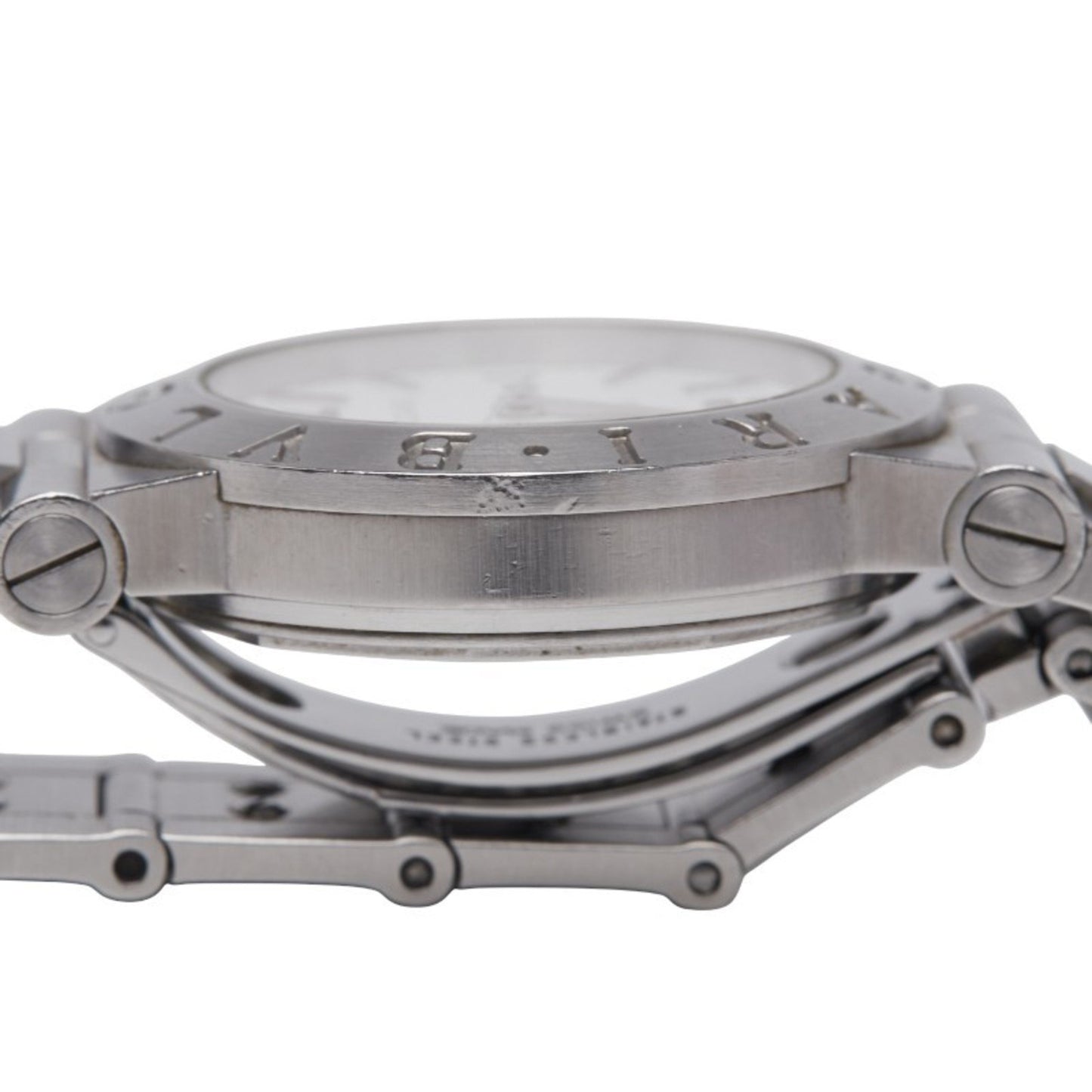 Bvlgari Diagono Sport Watch Lcv29S Automatic White Dial Stainless Steel