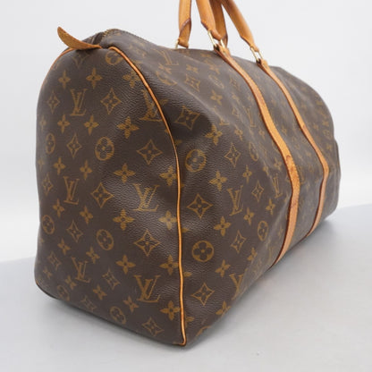 Louis Vuitton Monogram Keepall 50 Boston Bag M41426 Brown