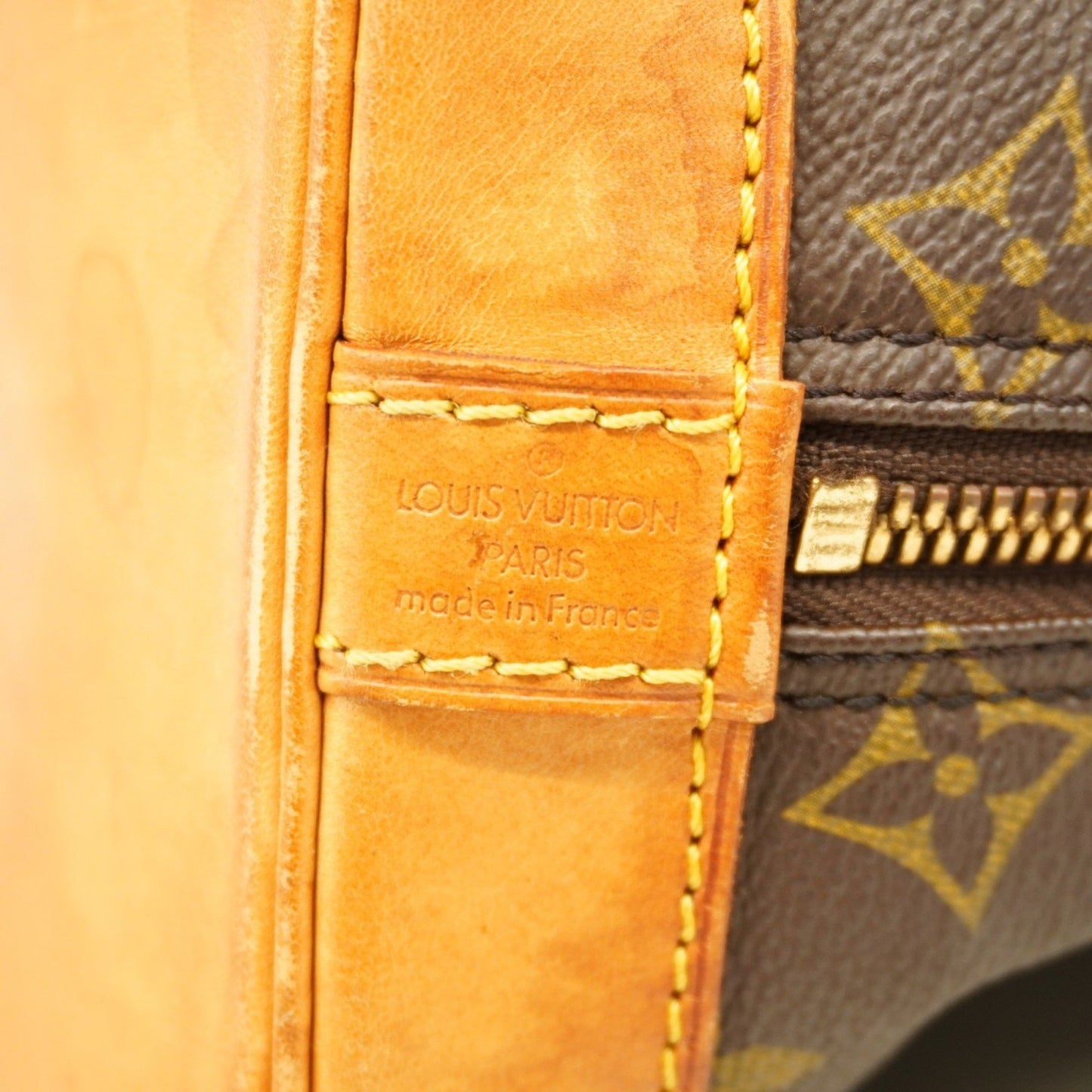 Louis Vuitton Monogram Alma Handbag M51130 Brown