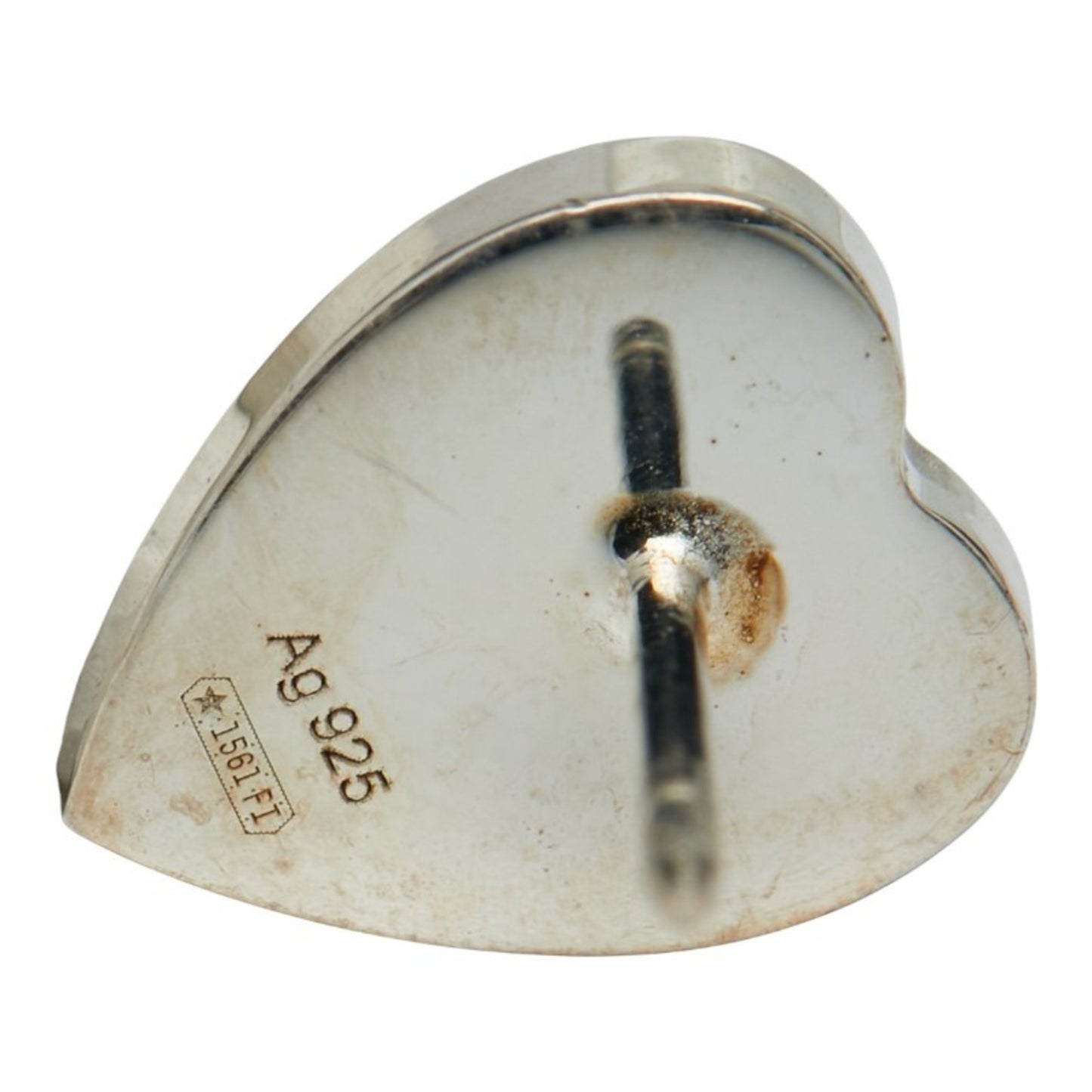 Gucci Heart Stud Earrings Sv925 Silver