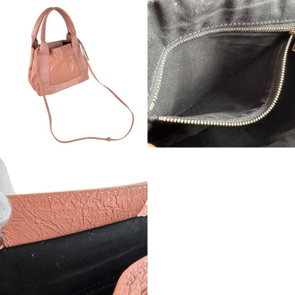 Balenciaga Balenciaga Navy Cabas Xs Leather Shoulder Bag In Coral Pink