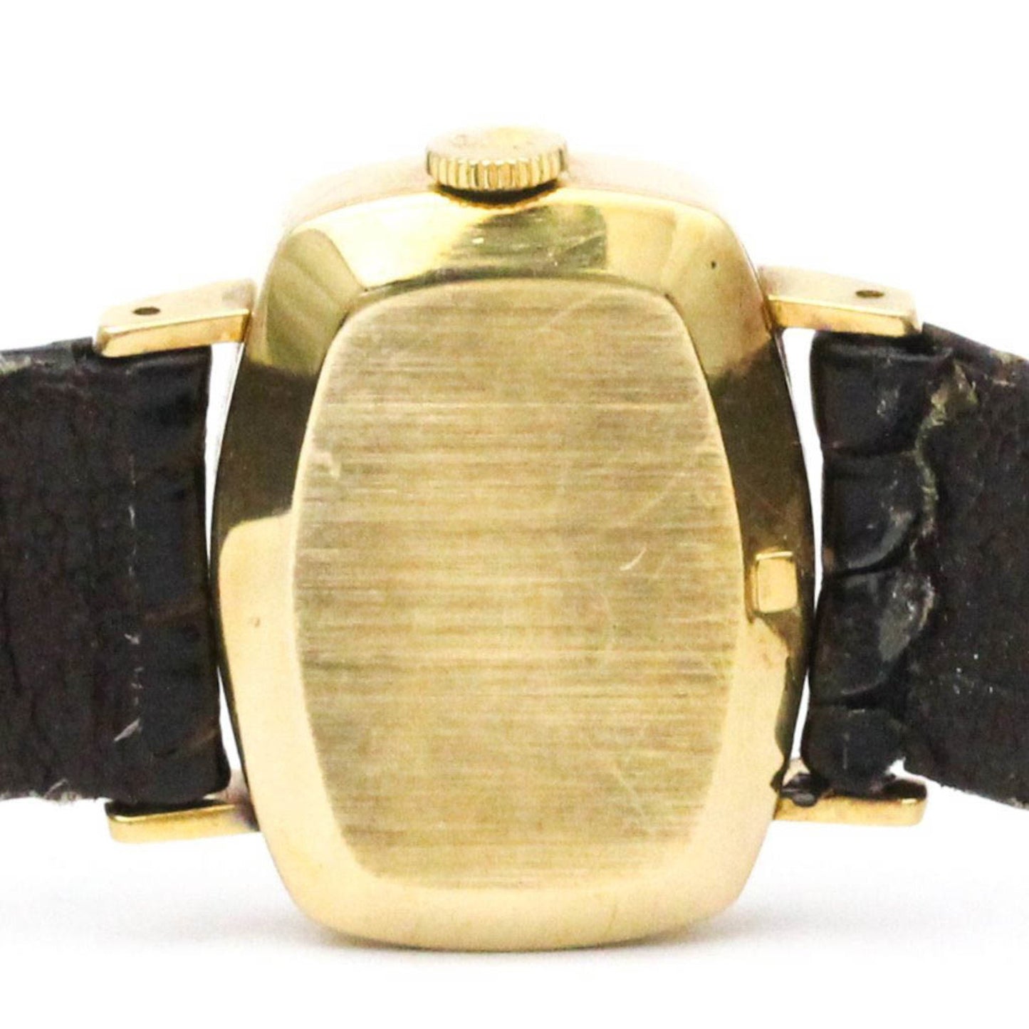 Rolex Cellini 2647 18K Gold Leather Hand-Winding