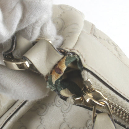Gucci 190525 49375 Abby Line Shoulder Bag Ivory Guccissima