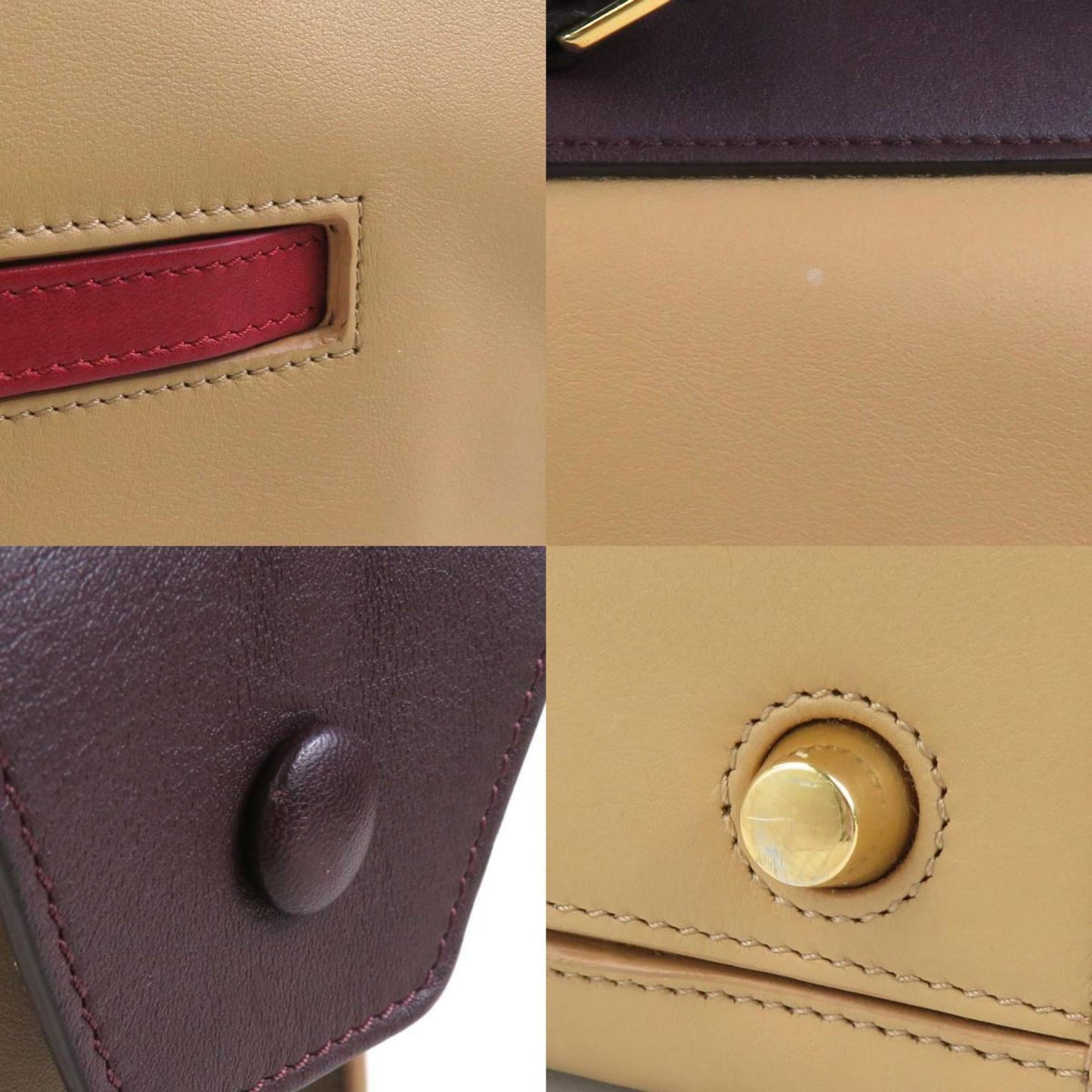 Celine Small Ring Handbag In Beige