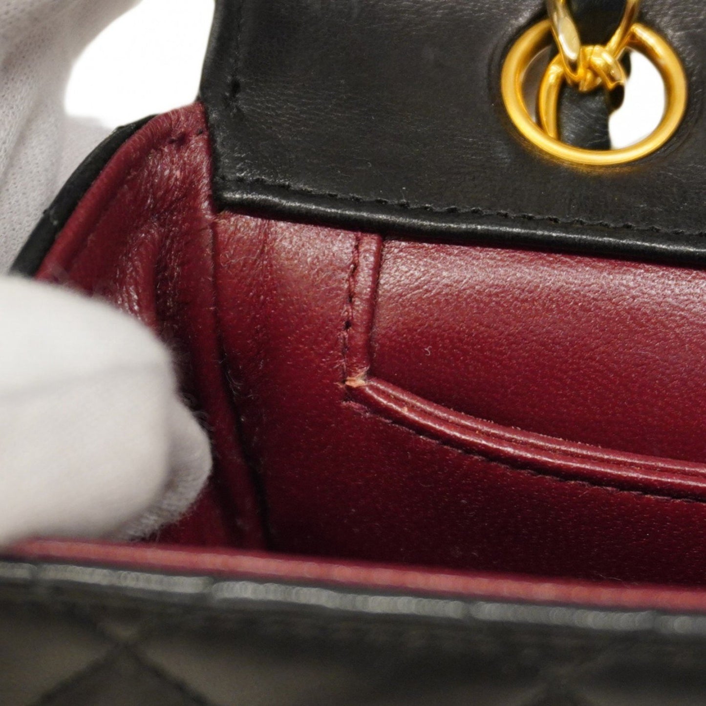 Chanel Matelasse Shoulder Bag With Double Chain