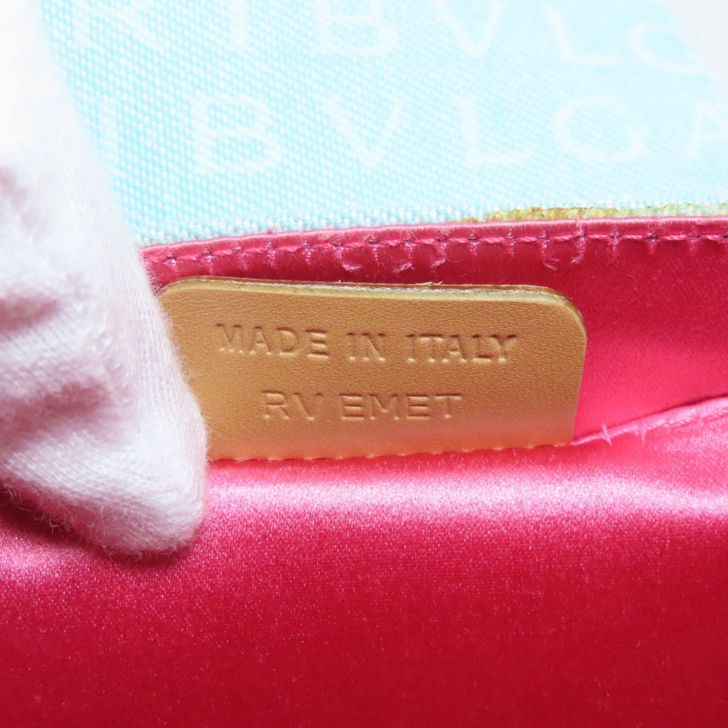 Bvlgari Drum Bag Logomania Handbag Canvas Leather