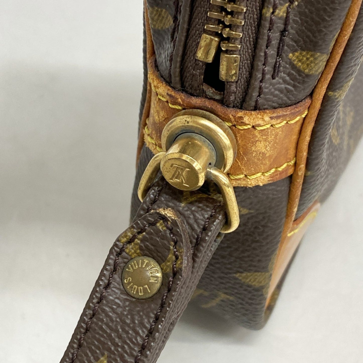 Louis Vuitton Monogram Marly Dragonne Pm Clutch Bag M51827 Brown