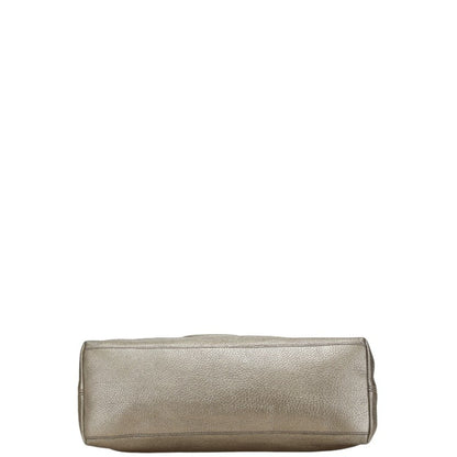 Gucci Soho Interlocking G Chain Shoulder Bag 308982 Gold Leather