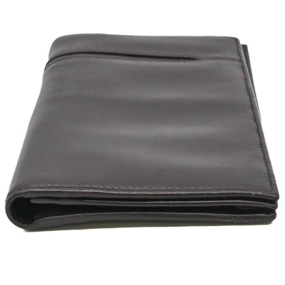 Bvlgari Bulgari Octo Bi-Fold Long Wallet Leather Brown Coin Purse 36966