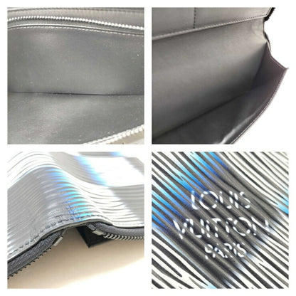 Louis Vuitton Louis Vuitton Long Wallet Zippy Vertical M82820 Navy Blue White Black Damier Rush Epi