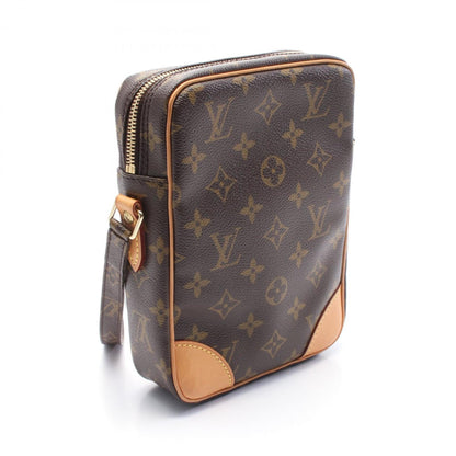 Louis Vuitton Danube Shoulder Bag Coated Canvas Leather Monogram