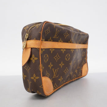 Louis Vuitton Monogram Compigne 28 Clutch Bag M51845 Brown