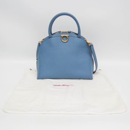 Salvatore Ferragamo Gancini Dy-21 0428 Women'S Leather Handbag