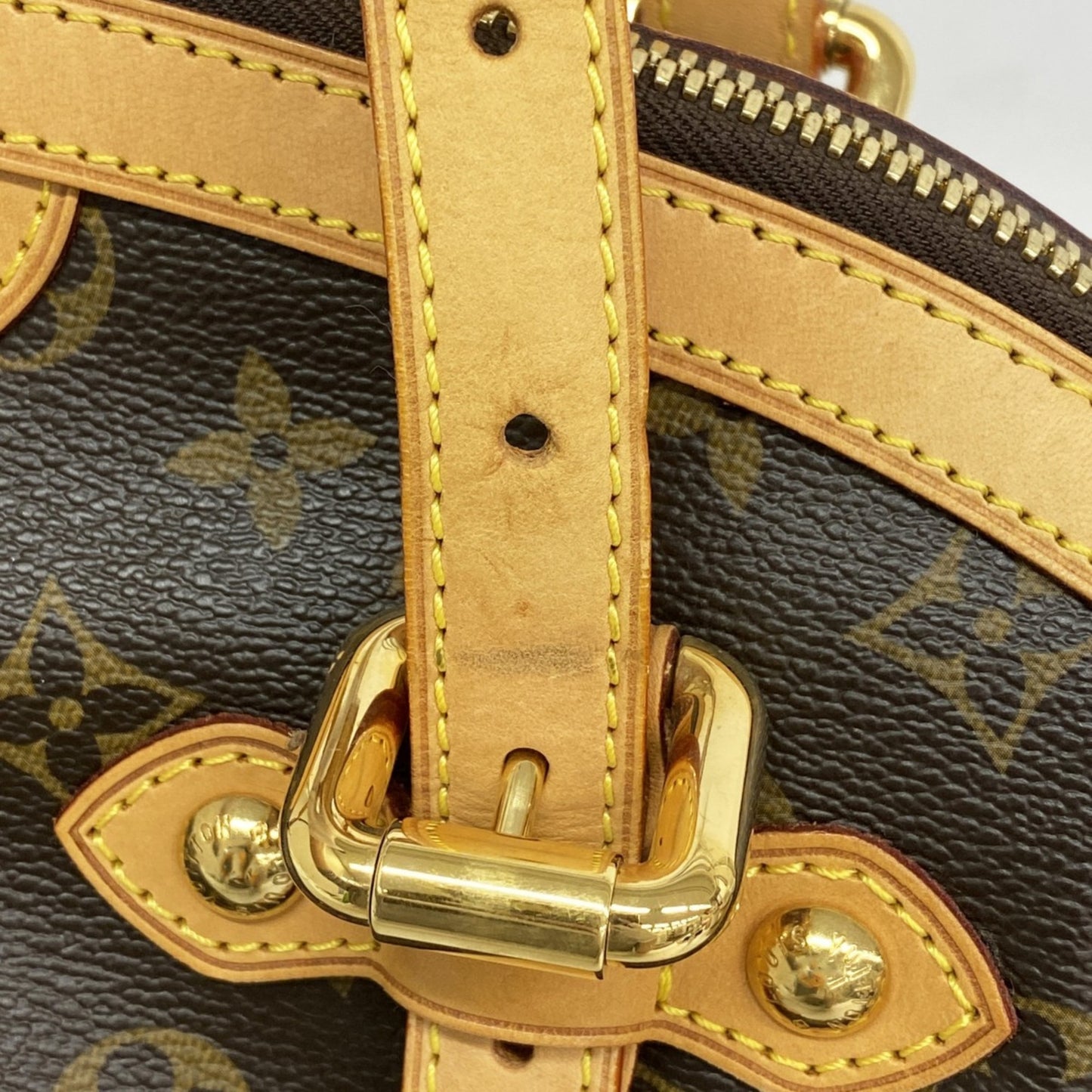 Louis Vuitton Monogram Tivoli Gm Handbag M40144 Brown