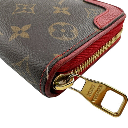 Louis Vuitton M61854 Retiro Round Zip Wallet Monogram Long Brown