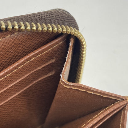 Louis Vuitton Monogram Zippy Coin Purse M60067 Brown