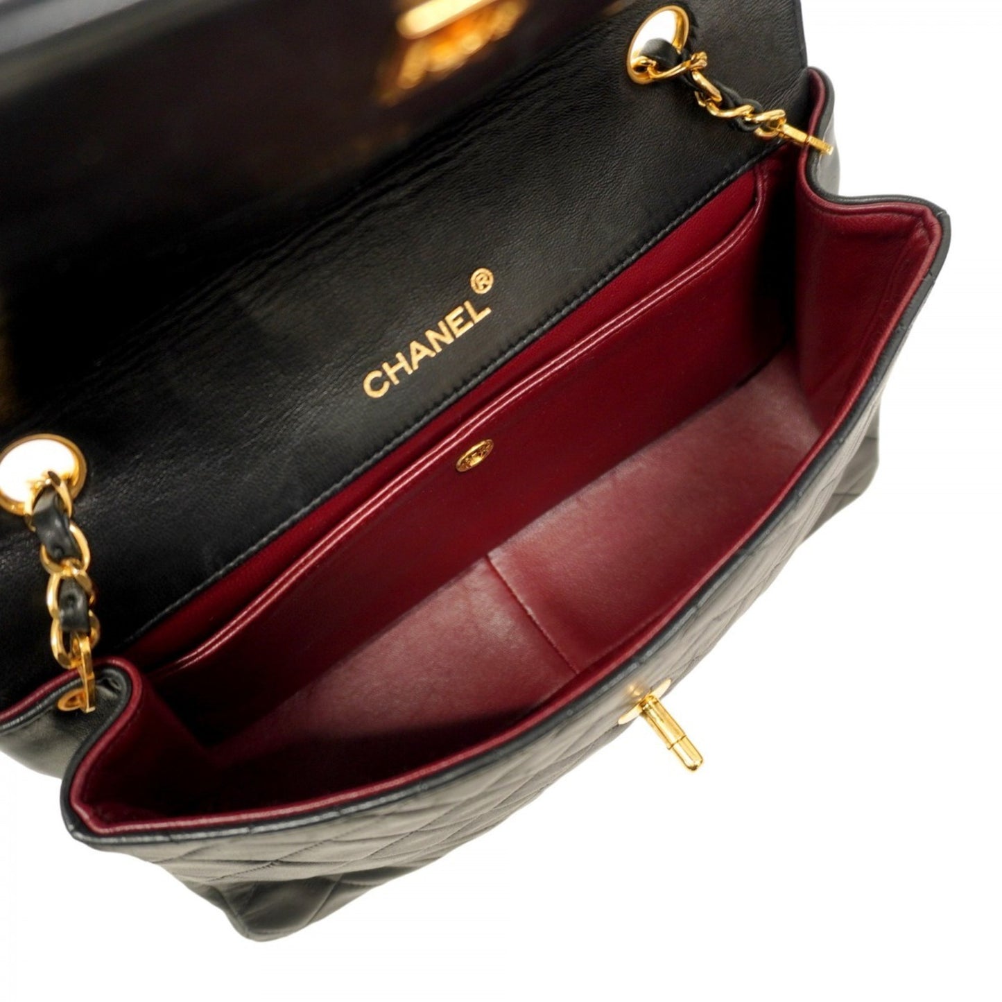 Chanel Matelasse Shoulder Bag With Chain Bag