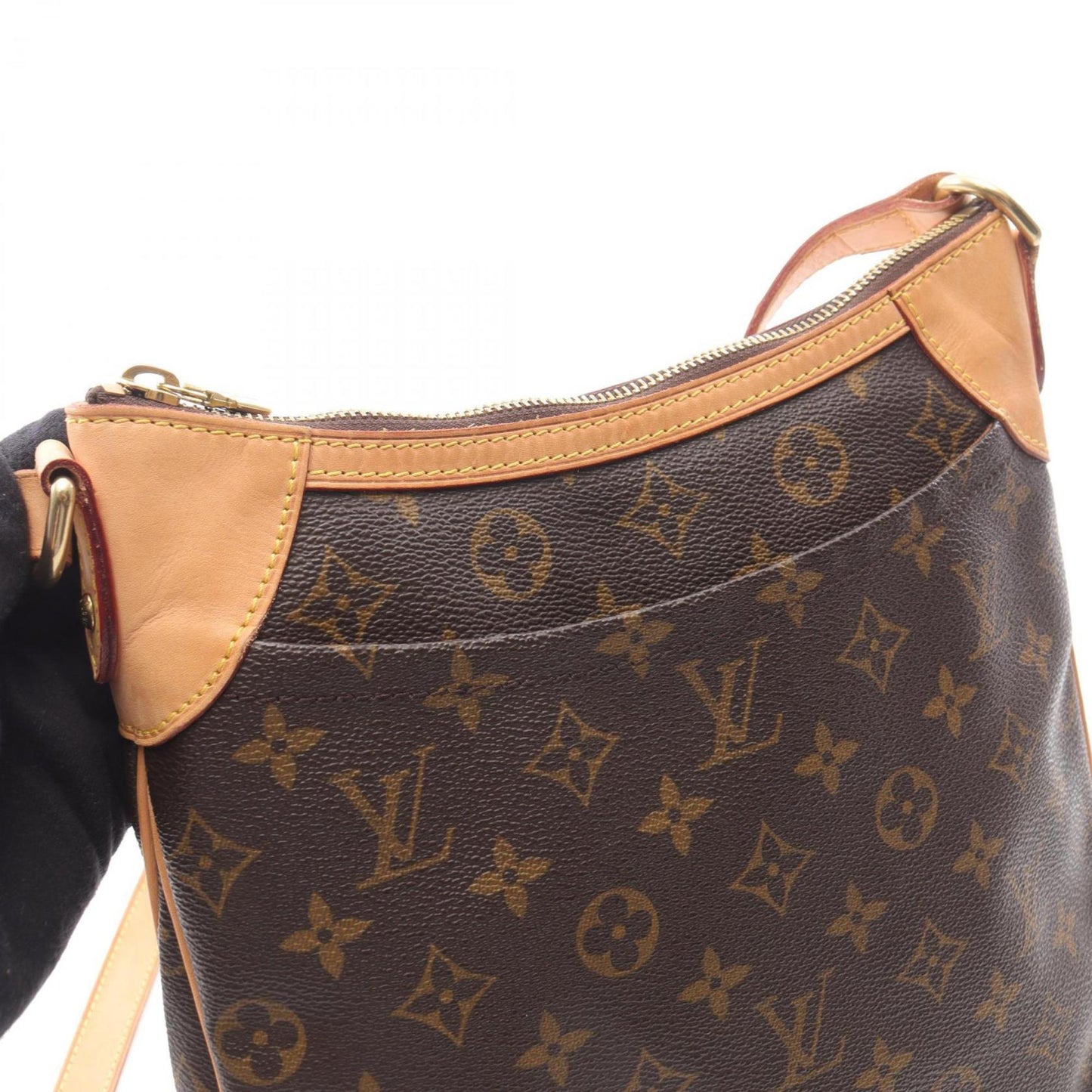 Louis Vuitton Odeon Pm Shoulder Bag In Coated Canvas And Leather With Monogram Design