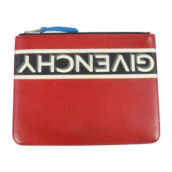 Givenchy Pouch Second Bag Leather Red Black White Clutch 2107063008158R1