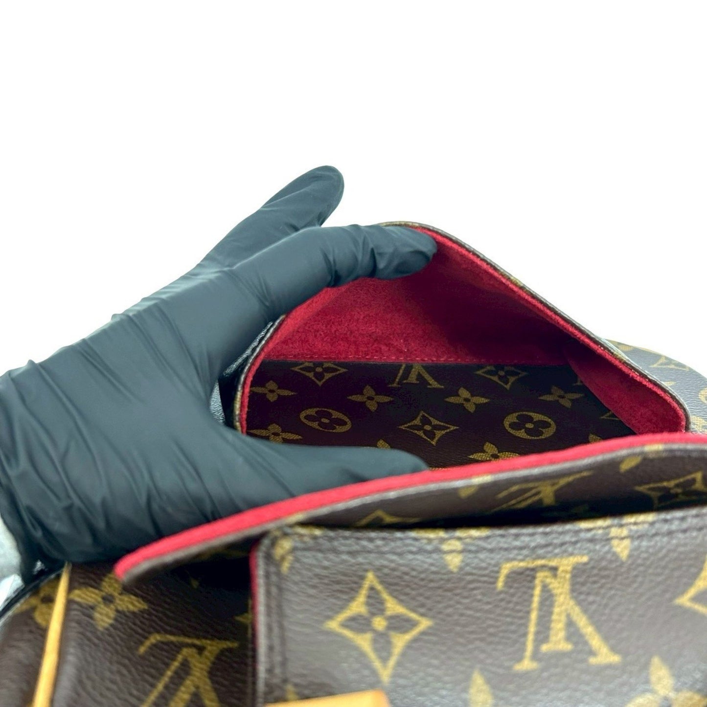 Louis Vuitton Vintage Excentric Cite Monogram Leather Handbag/Mini Boston Bag