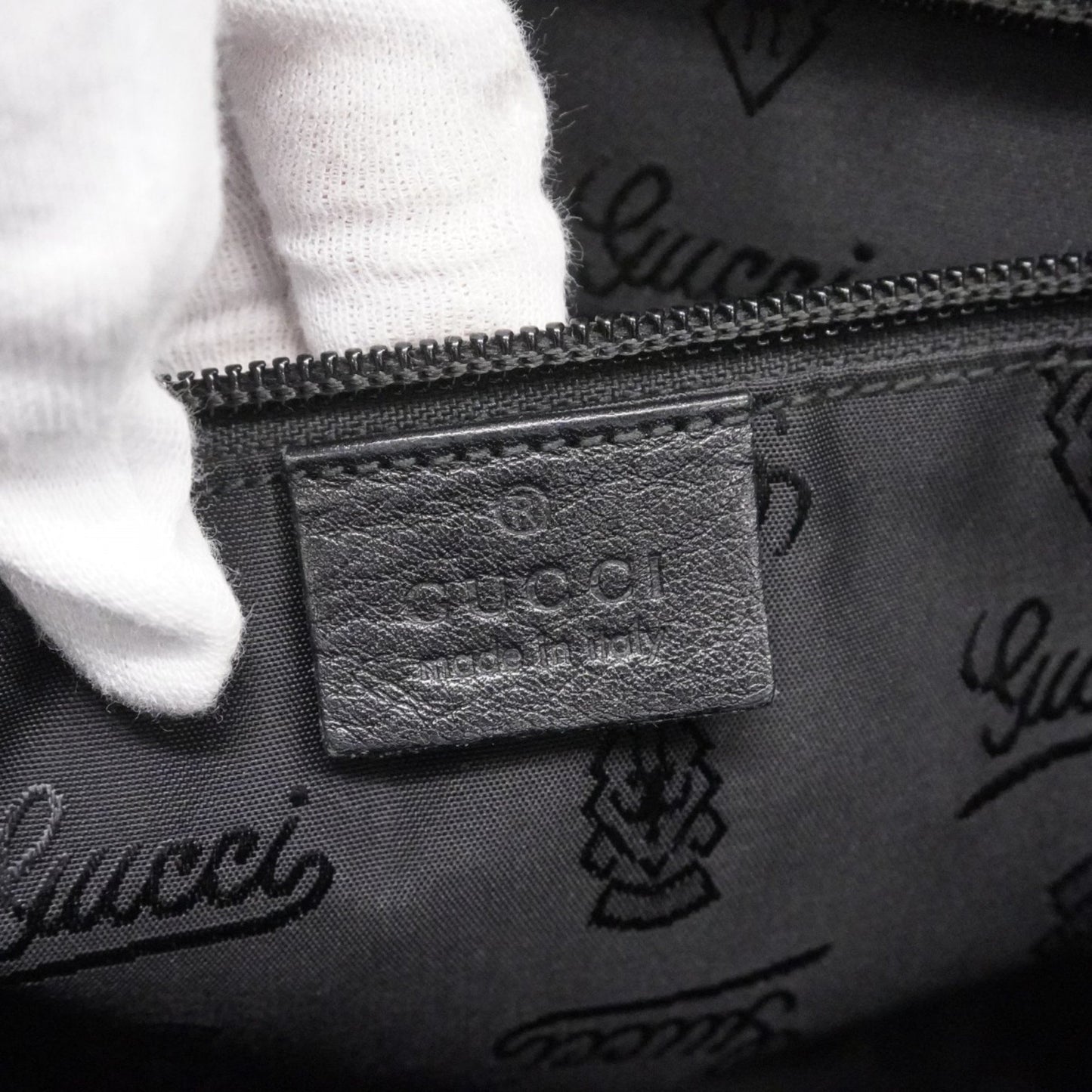 Gucci Shoulder Bag 190279 Leather Black