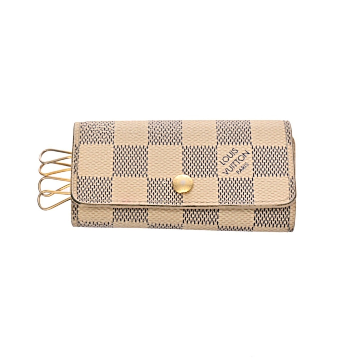 Louis Vuitton Damier Azur Canvas 4-Key Case